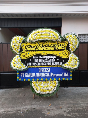 Papan Bunga Duka di Cipinang
