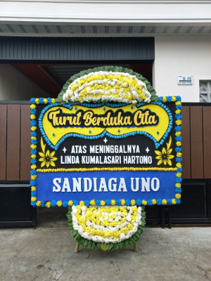 Papan Bunga Duka di Cipinang
